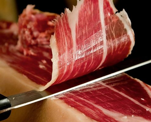 Jamon sliced